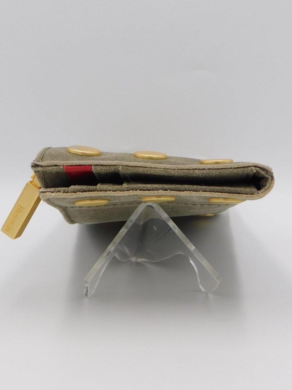 Hammitt 110 North Wallet | Pewter/Brushed Gold | Long Foldover | VGUC - Picture 9 of 15
